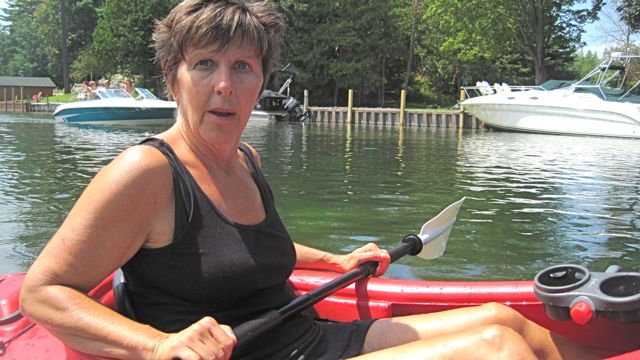 July 21 Girls Kayak on Lake Mullet