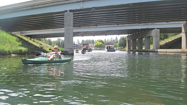 July 21 Girls Kayak on Lake Mullet