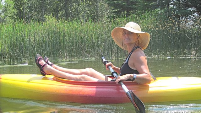 July 21 Girls Kayak on Lake Mullet