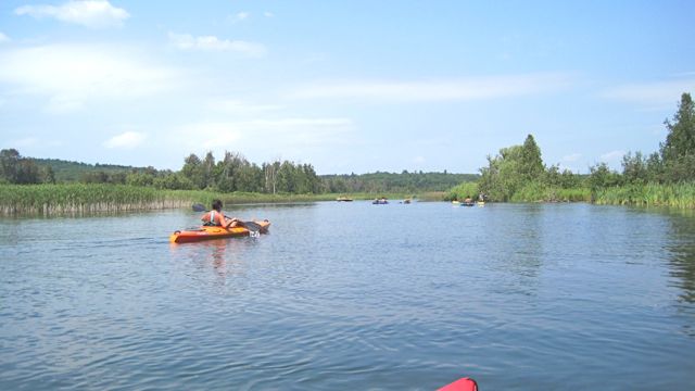 July 21 Girls Kayak on Lake Mullet