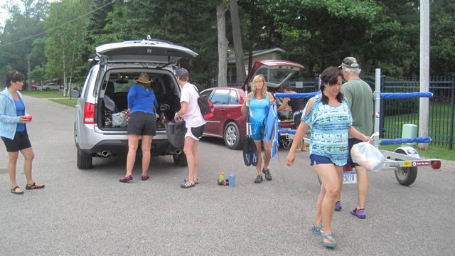 July 21 Girls Kayak on Lake Mullet