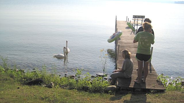 July 22 Girls Kayak on Lake Mullet