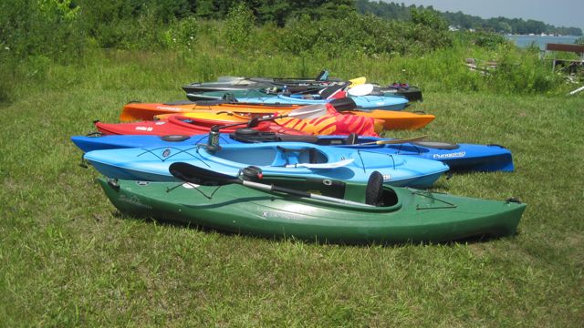 July 22 Girls Kayak on Lake Mullet