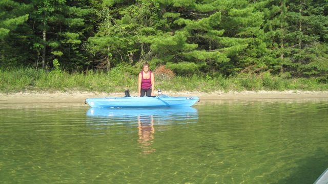 July 23 Girls Kayak on Lake Mullet