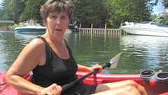 July 21 Girls Kayak on Lake Mullet