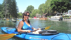 July 21 Girls Kayak on Lake Mullet