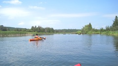 July 21 Girls Kayak on Lake Mullet