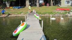 July 22 Girls Kayak on Lake Mullet