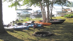 July 22 Girls Kayak on Lake Mullet