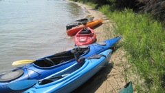 July 22 Girls Kayak on Lake Mullet