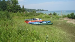 July 22 Girls Kayak on Lake Mullet