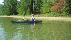 July 23 Girls Kayak on Lake Mullet