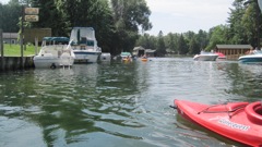 July 21 Girls Kayak on Lake Mullet