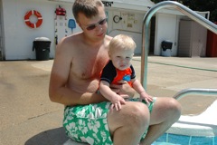 June 23 Marcus, Amy, & Twins at Pool