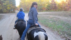 Oct 16 Horse Ride with Girls