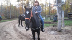Oct 16 Horse Ride with Girls