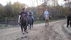 Oct 16 Horse Ride with Girls