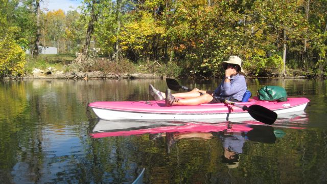 Oct 2 Kayak Scenery Krys & Tara