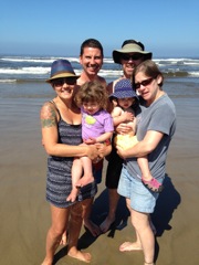Aug 7 Beach with Tara kids