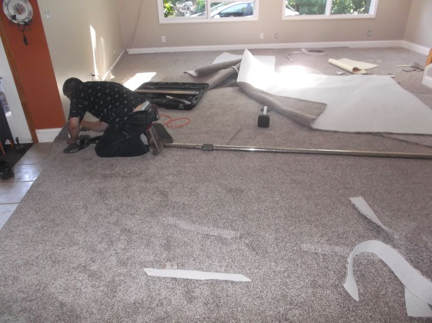 July 31 Carpet Install
